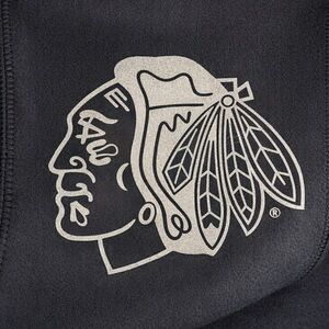 Black Lululemon Hoodie with Blackhawks Logo